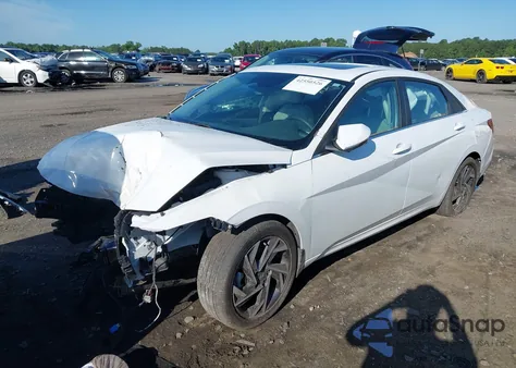 2024 Hyundai Elantra Limited из США, поврежденный, VIN KMHLP4DG6RU778893